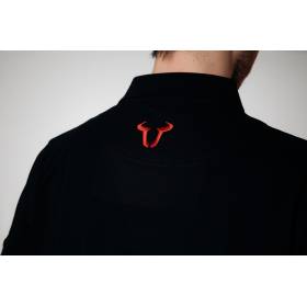 Polo team Core Line. Noir. Hommes. Taille XL.