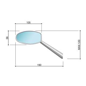 RÉTROVISEUR DYNAMIC RIZOMA BS080