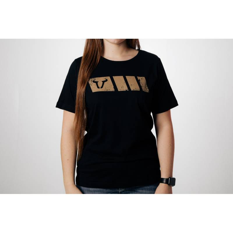 T-Shirt Legend Gear. Noir. Dames. Taille M. T-Shirt Legend Gear. Noir. Dames. Taille M.