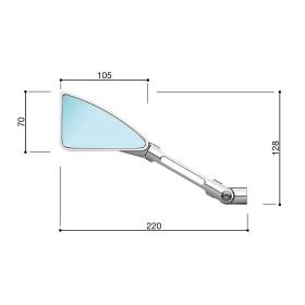 RÉTROVISEUR TOMOK RIZOMA BS160-BS162