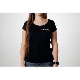T-Shirt Core Line. Noir. Dames. Taille L.