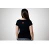 T-Shirt Core Line. Noir. Dames. Taille L.