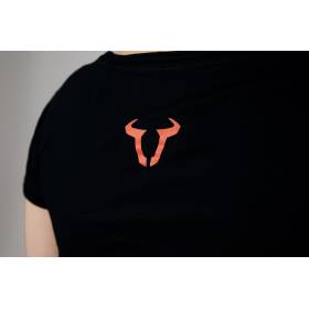 T-Shirt Core Line. Noir. Dames. Taille L.