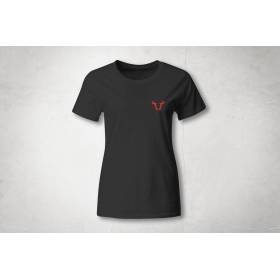 T-shirt Core Line. Noir. Femmes. Taille XL.