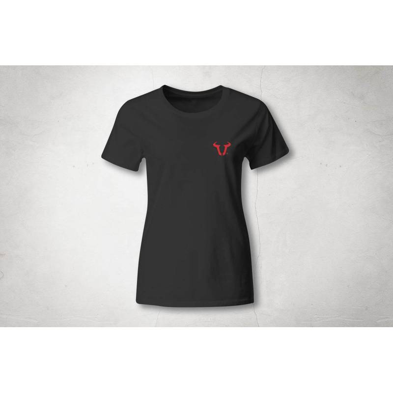 T-shirt Core Line. Noir. Femmes. Taille XL. T-shirt Core Line. Noir. Femmes. Taille XL.