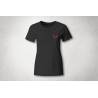 T-shirt Core Line. Noir. Femmes. Taille XL.
