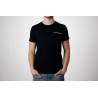 T-Shirt Core Line. Noir. Hommes. Taille L.