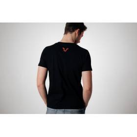 T-Shirt Core Line. Noir. Hommes. Taille L.