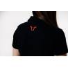 Polo team Core Line. Noir. Dames. Taille L.