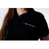 Polo team Core Line. Noir. Dames. Taille L.