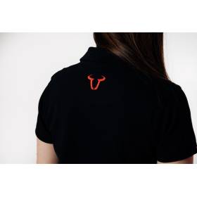 Polo team Core Line. Noir. Dames. Taille 2XL.