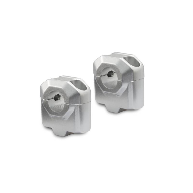 Réhausseur de guidon Diamètre 22 mm H30 mm. Gris.