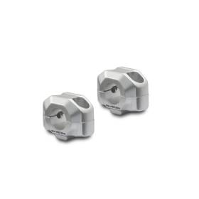 Réhausseur de guidon Diamètre 22 mm H15 mm. Gris.