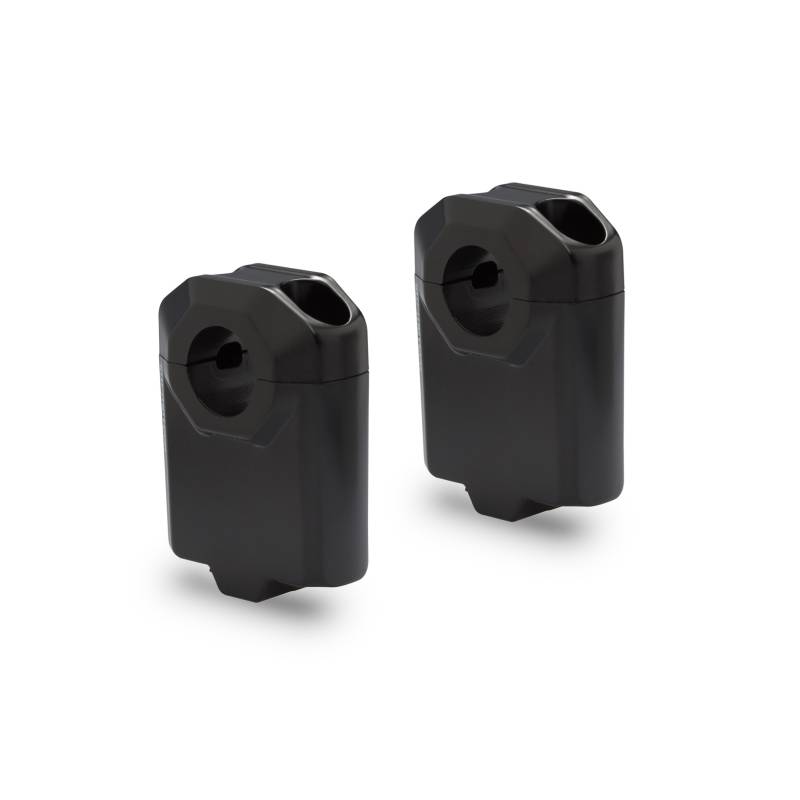 Réhausseur de guidon Diamètre 22 mm H50 mm. Noir. Réhausseur de guidon Diamètre 22 mm H50 mm. Noir.