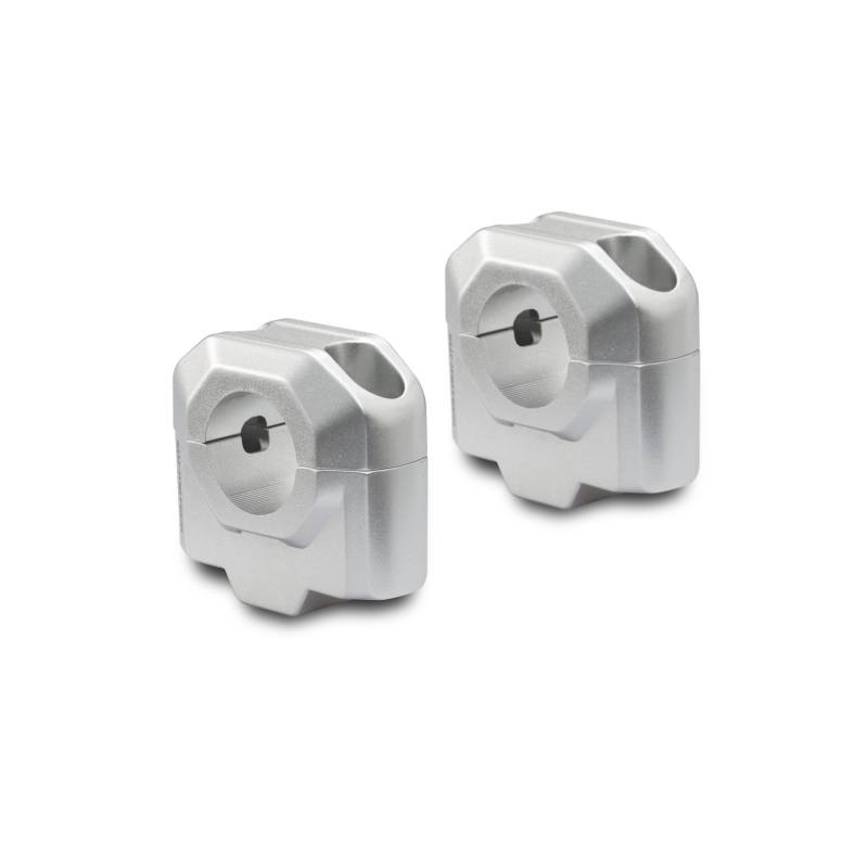Réhausseur de guidon Diamètre 28 mm H30 mm. Gris. Réhausseur de guidon Diamètre 28 mm H30 mm. Gris.