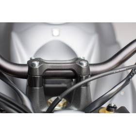 Réhausseur de guidon h20 mm. Noir. Suzuki GSX-S 1000 / F (15-).