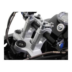 Réhausseur de guidon h30 mm.Gris. BMW R 1200 GS (08-).