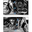 Protection moteur VN 900 Classic/Vulcan (2006-) / Hepco-Becker black