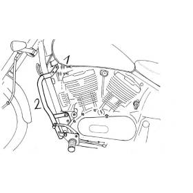 Protections moteur Kawasaki VN 800 - Hepco-Becker 501208 00 02