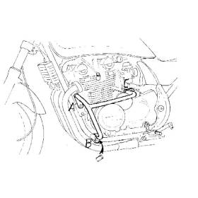 Protection moteur Kawasaki Zephyr 750 - Hepco-Becker 501203 00 02