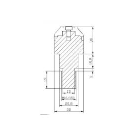 Embouts de guidon Yamaha - Puig 8170N