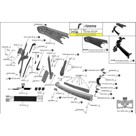 SUPPORT IMMATRICULATION NINE T - RIZOMA SIDE ARM