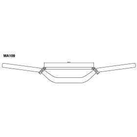 RENFORT DE GUIDON BMW NINE T - RIZOMA MA109B