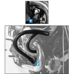 Protection moteur Guzzi C 940 Bellagio /Aquila Nera - Hepco Chrome