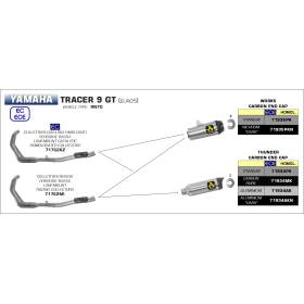 Silencieux Yamaha Tracer 9 GT - Thunder Arrow 71934MK