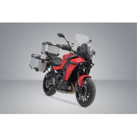 Kit bagagerie Yamaha Tracer 9 - SW Motech Aventure Gris