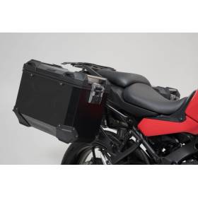Kit bagagerie Yamaha Tracer 9 - SW Motech Aventure Noir