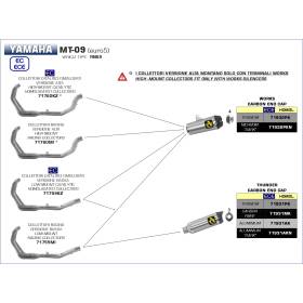 Silencieux titane Yamaha MT-09 2021- / Works Arrow 71932PK