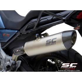 Silencieux titane Moto-Guzzi V85TT 2021- / Oval SC Project MG03B-02T