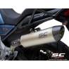 Silencieux titane Moto-Guzzi V85TT 2021- / Oval SC Project MG03B-02T