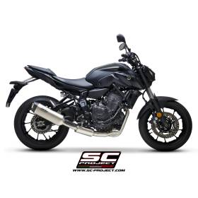 Ligne complète titane Yamaha MT-07 2021- / SC1-S SC Project Y33A-C125T