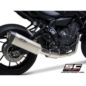 Ligne complète titane Yamaha MT-07 2021- / SC1-S SC Project Y33A-C125T