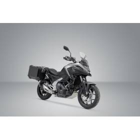 Kit valises Honda NC750X 2021- SW Motech Trax ADV Noir