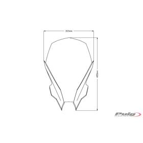 Bulle Touring Yamaha MT-09 2021- / Puig 20645