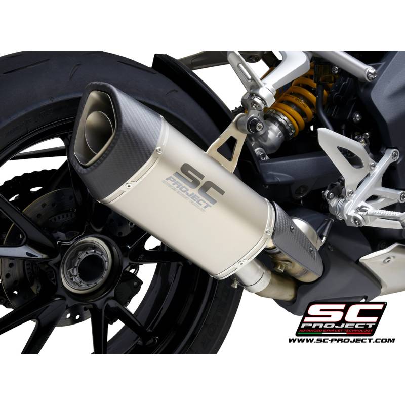 Silencieux Triumph Speed Triple 1200 RS-RR / SC Project SC1-R GT Titane