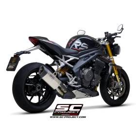 Silencieux Triumph Speed Triple 1200 RS-RR / SC Project SC1-R GT Titane