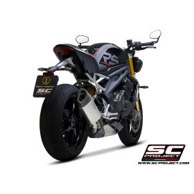 Silencieux Triumph Speed Triple 1200 RS-RR / SC Project SC1-R GT Titane