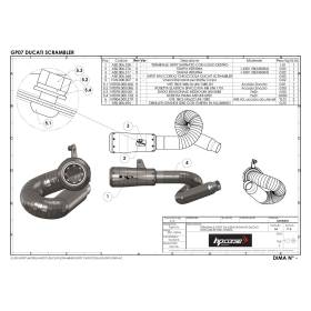 SILENCIEUX NOIR SCRAMBLER 800 - GP07 HP CORSE DUGP1010BR-AC