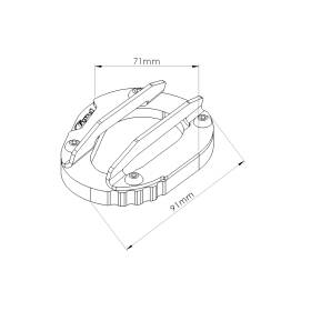 Patin de béquille Triumph Tiger 900 2020- / Puig 20459N