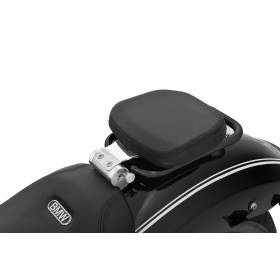  Porte-Bagages pour BMW R 18 R18 2020-2023 R18 Classic 2021-2023 Moto  Arrière Rider Pliable Dossier Coussin Dossier Repos Pillion Porte-Bagages  Pad (Color : A)