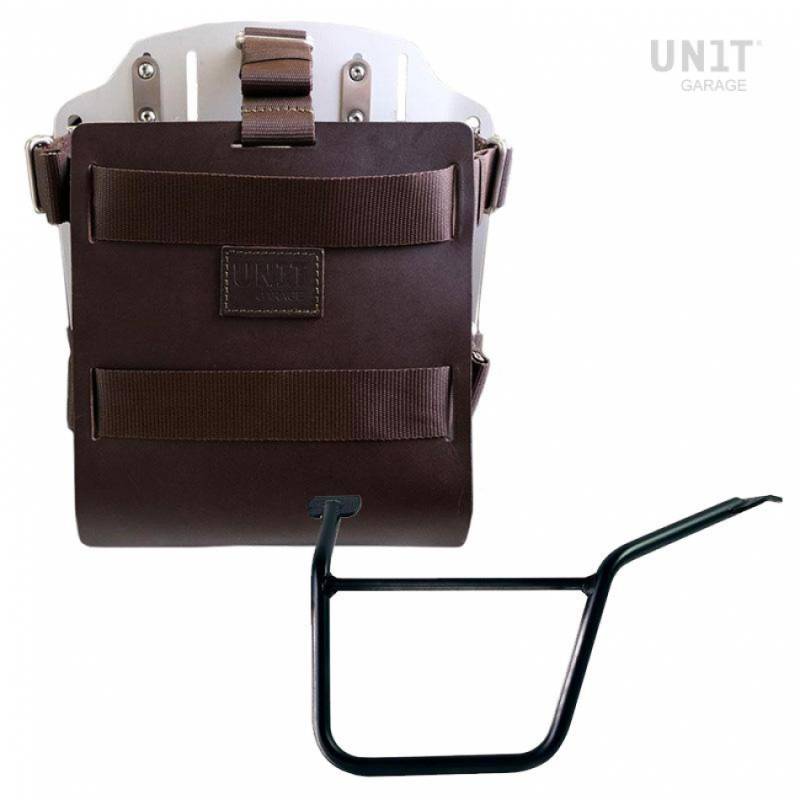 Porte sac gauche PAN AMERICA 1250 - Unit Garage Cuir Marron