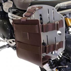 Porte sac droit Moto-Guzzi V7 850 - Unit Garage Cuir Marron