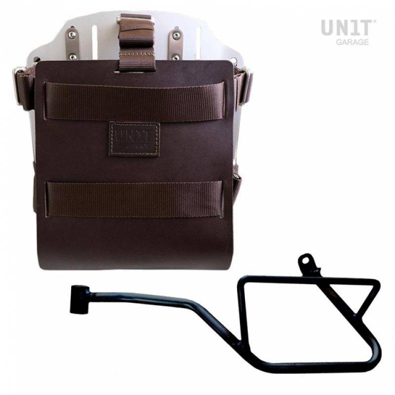 Porte sac gauche Moto-Guzzi V7 850 - Unit Garage Cuir Marron