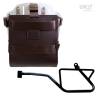 Porte sac gauche Moto-Guzzi V7 850 - Unit Garage Cuir Marron