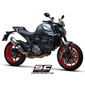 Silencieux Ducati Monster 937 - SC Project Conic Carbone