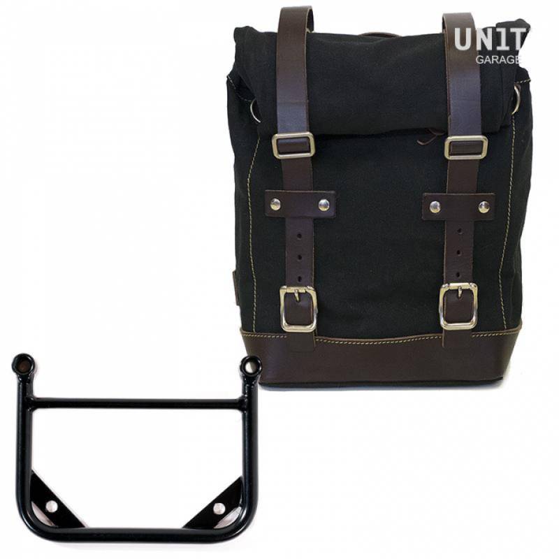 Sacoche cavalière + cadre Universel / Unit Garage Black-Brown